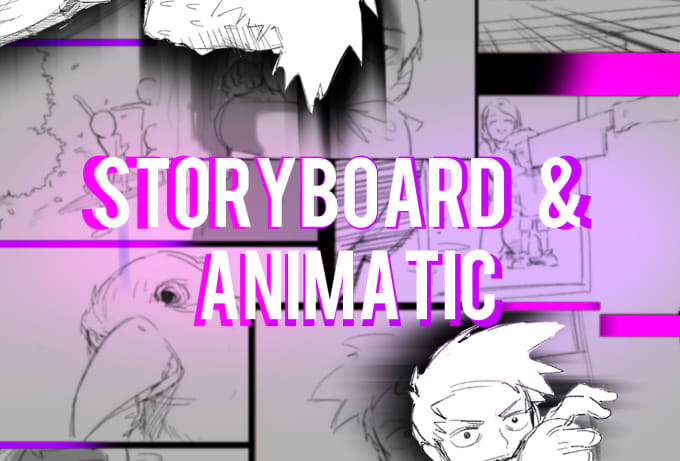 Gig Preview - Draw storyboard and animatic for animation