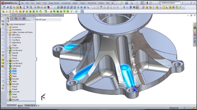 Gig Preview - Do industrial 3d modeling and product 3d rendering