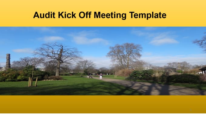 Gig Preview - Send you internal audit meeting templates