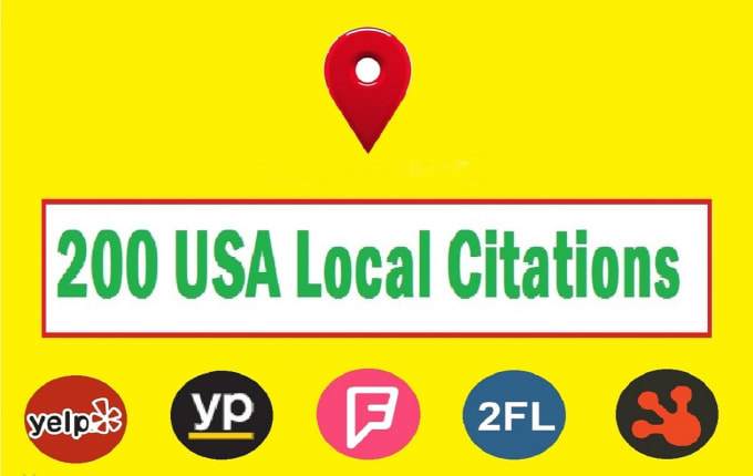 Gig Preview - Create 200 USA local citations directories local SEO