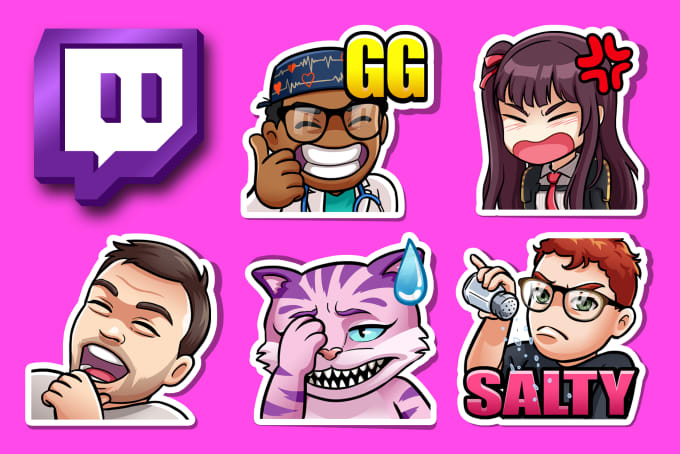 Gig Preview - Create awesome custom twitch emotes