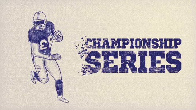 Gig Preview - Create high energy american football sports promo video and logo intro