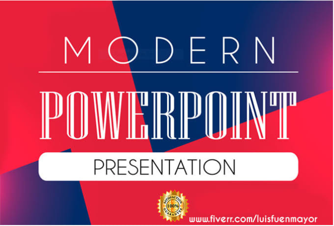 Gig Preview - Make or redesign your powerpoint presentation or brochure