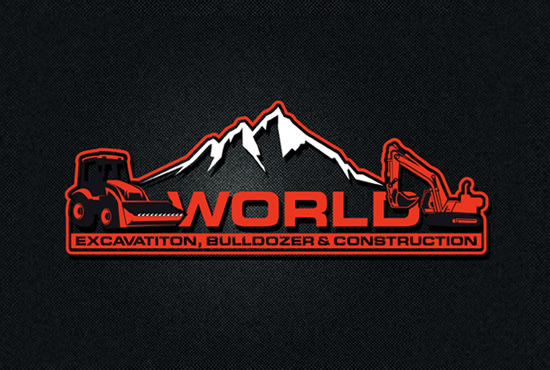 Gig Preview - Create construction, real estate, excavation, bulldozer, transport logo