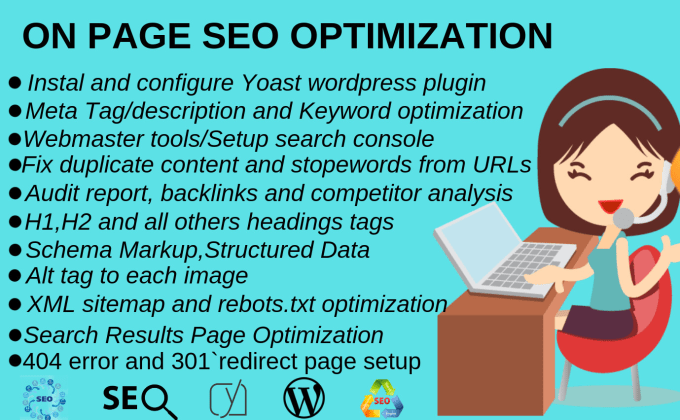 Gig Preview - Do complete wordpress on page SEO optimization