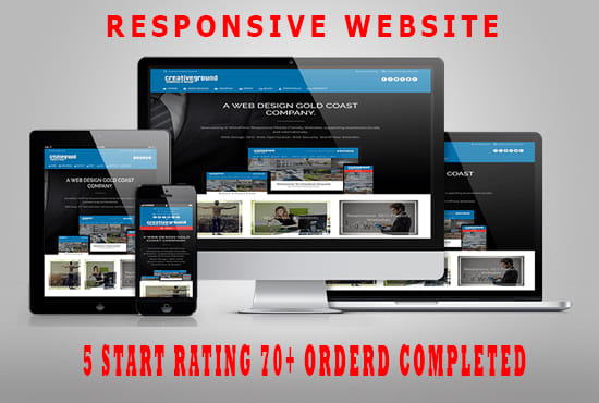 Gig Preview - Create a responsive wordpress website design