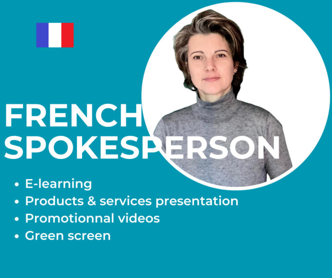 Bestseller - be your french spokesperson and explainer