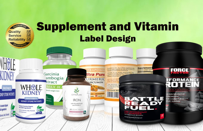 Bestseller - do supplement label, product packaging, label design