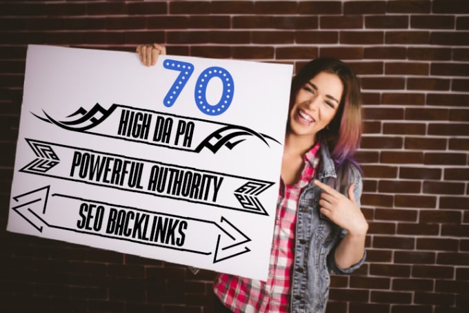 Gig Preview - Do 70 high da pa authority powerful SEO backlinks, service