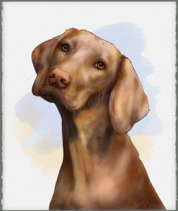 Gig Preview - Draw a  high quality portrait of your pet