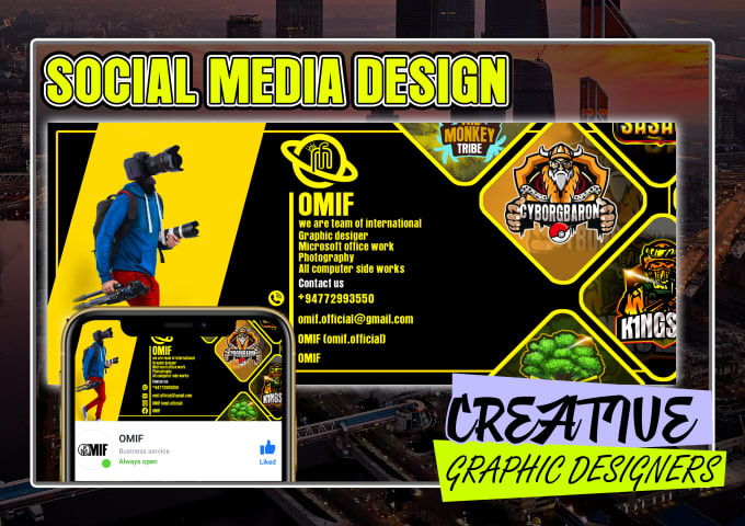 Gig Preview - Do design attractive and eye catching social media designs