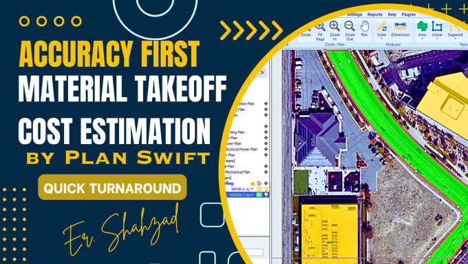 Gig Preview - Do material take off, quantity takeoff and construction cost estimation