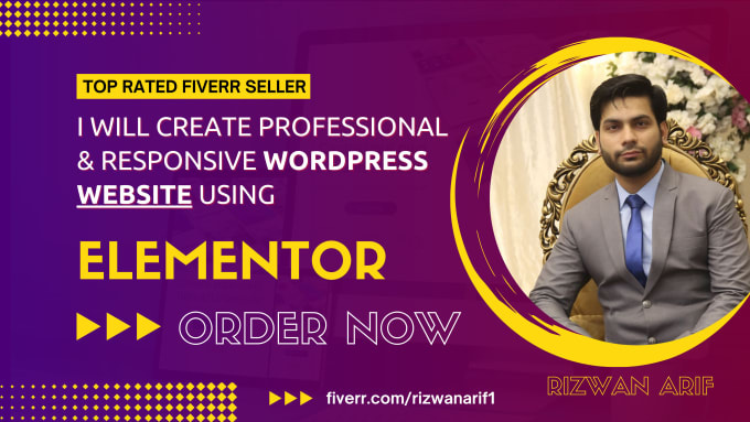 Gig Preview - Create elementor pro website or wordpress website