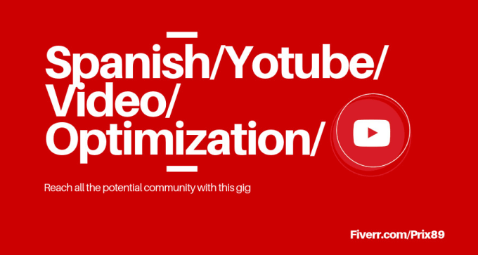 Bestseller - optimize your spanish youtube channel