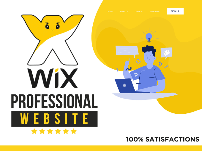 Gig Preview - Design wix website or redesign wix website