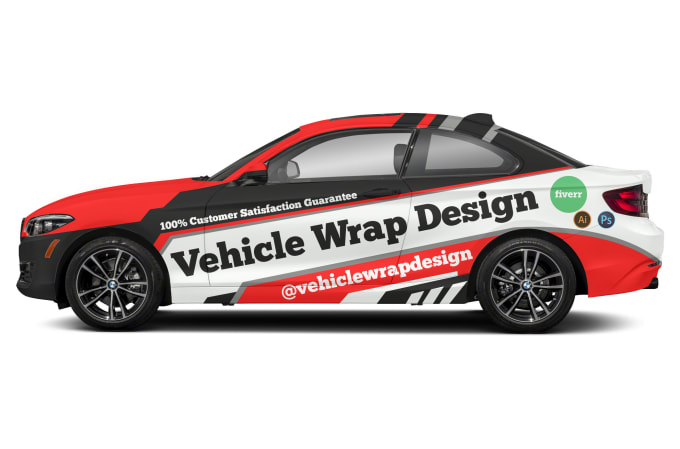 Bestseller - create perfect car wrap design and vehicle wrap design