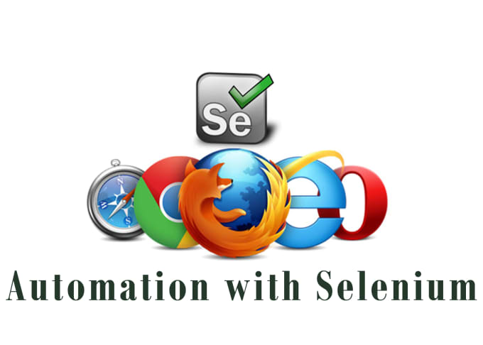 Gig Preview - Write automation scripts for your webpages with selenium