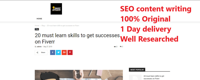 Bestseller - be your website SEO content writer