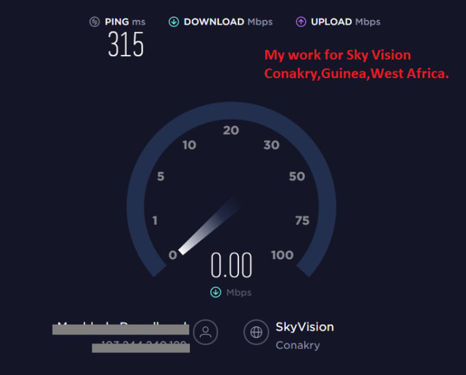 Gig Preview - Create ookla speed test server for your isp