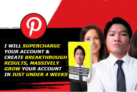 Gig Preview - Transform your crappy account into a pinterest popstar in 4 weeks