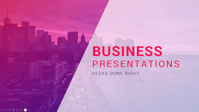 Gig Preview - Design business power point presentations and pitch decks