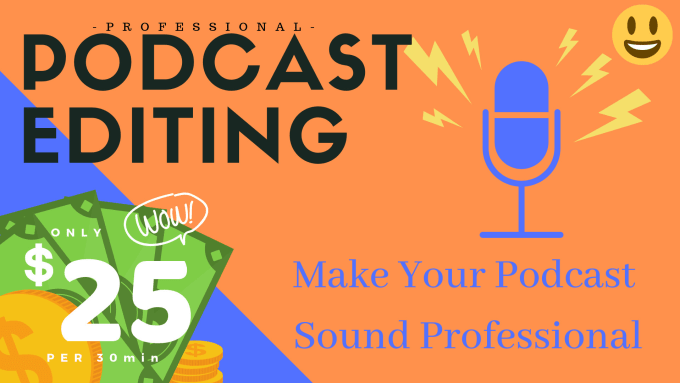 Gig Preview - Professionally edit your podcast