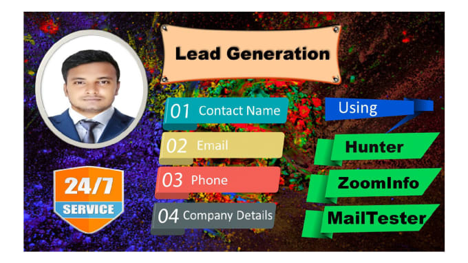 Gig Preview - Collect b2b lead generation, data entry, prospect list