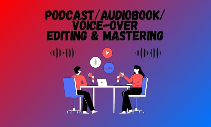 Gig Preview - Clean edit and master your podcast audiobook and voiceover