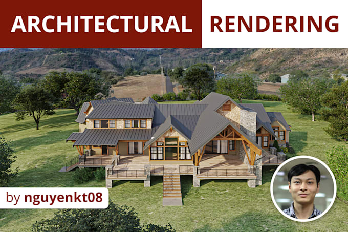 Gig Preview - Create beautiful architectural rendering