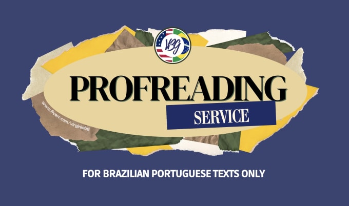 Gig Preview - Proofread and edit your brazilian portuguese text