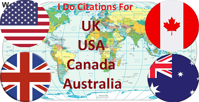 Gig Preview - Do 30 local USA,canada,australia,UK and uae citations