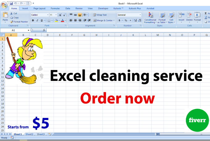 Gig Preview - Clean any excel sheet