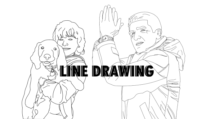 Gig Preview - Turn your photo into a line drawing in 24 hours