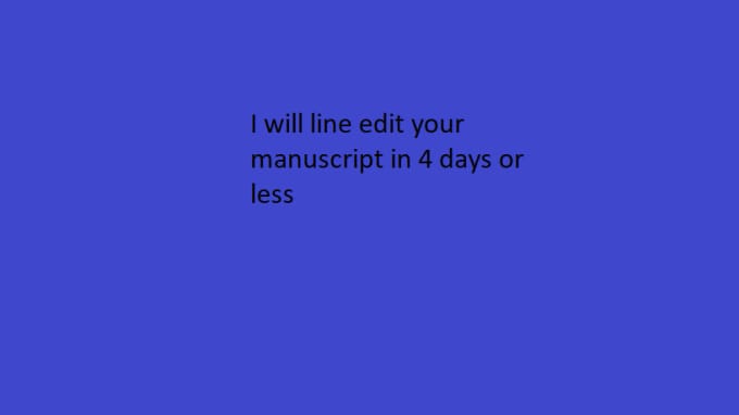 Bestseller - line edit your fiction book manuscript