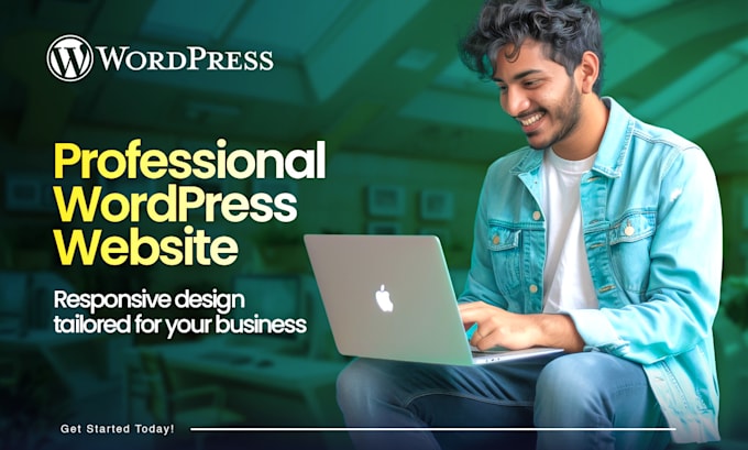 Gig Preview - Build a professional and responsive wordpress website