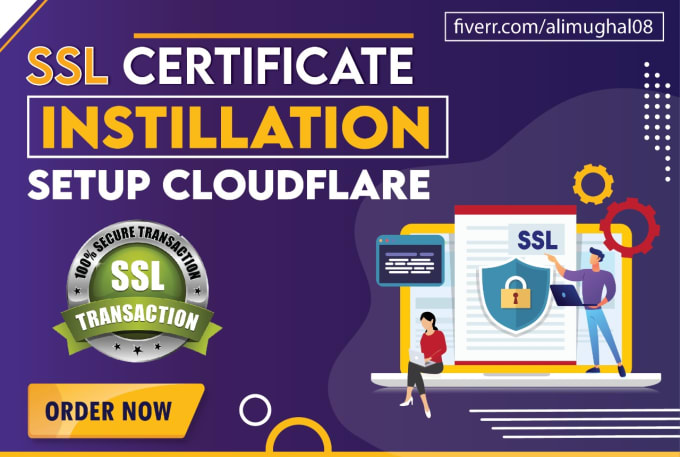 Gig Preview - Install free SSL certificate and setup cloudflare