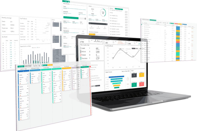 Gig Preview - Build your high end dashboards in excel and google sheets