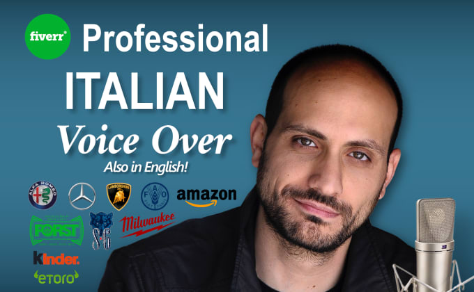 Gig Preview - Record the best italian male voice over