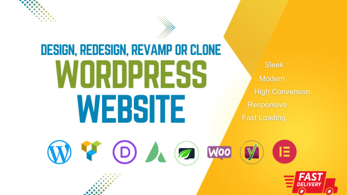 Bestseller - create a dynamic and responsive wordpress website for you