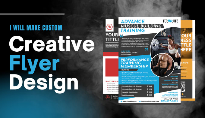 Gig Preview - Design business, event poster or flyer design in 24 hours