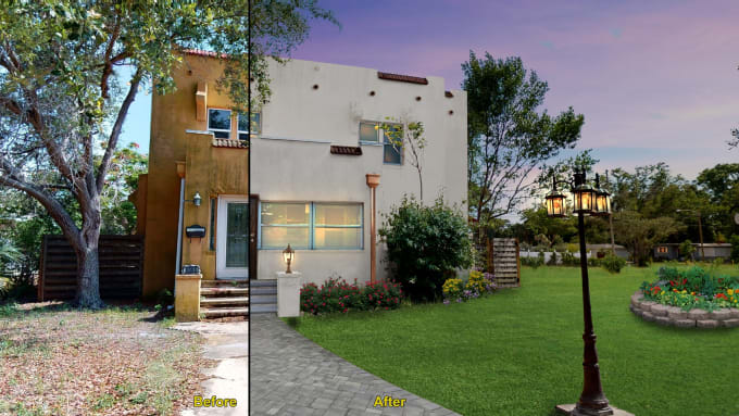 Gig Preview - Do real estate photo editing,virtual staging,pool, landscape