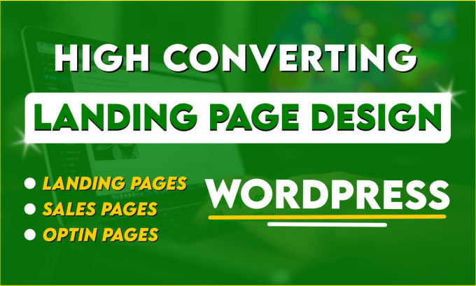 Bestseller - design responsive landing pages for wordpress website