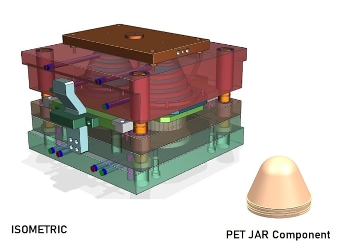 Gig Preview - Design mold tool for plastic product on cad 3d software