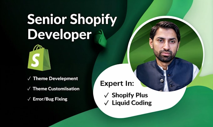 Gig Preview - Do custom shopify coding, fix shopify bugs, shopify expert