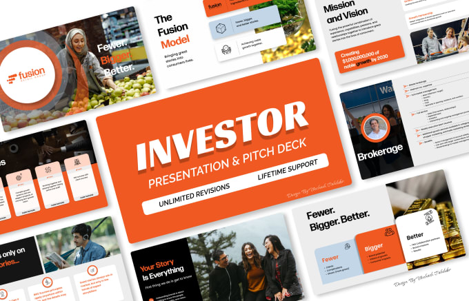 Gig Preview - Do powerpoint presentation and investor pitch deck design