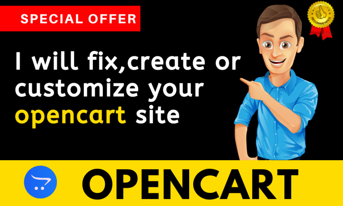 Bestseller - work, fix, create or customize your opencart ecommerce site