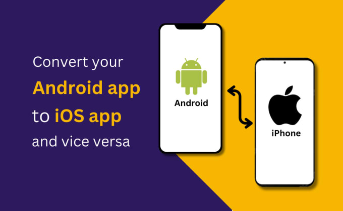 Gig Preview - Convert your android application into ios application