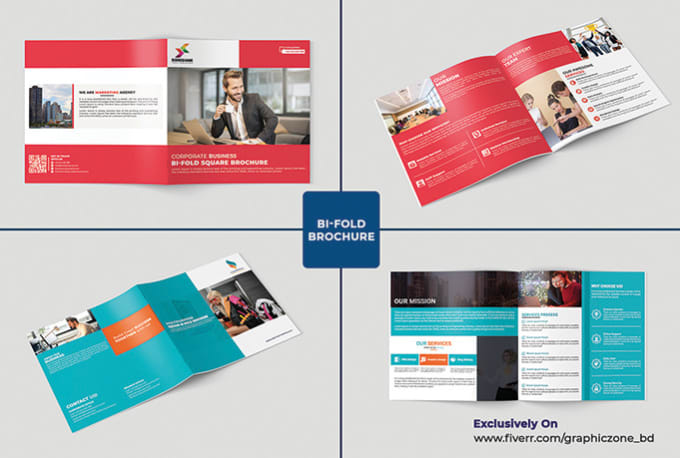 Gig Preview - Design an attractive trifold, bifold brochure for you