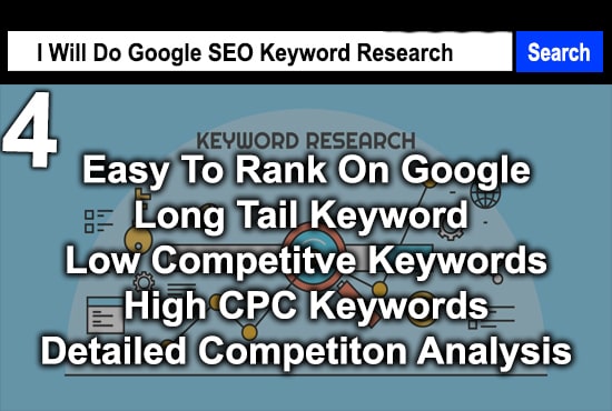 Gig Preview - Do google SEO keyword research