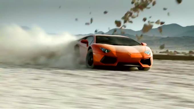 Gig Preview - Amazing lamborghini drifting logo intro video